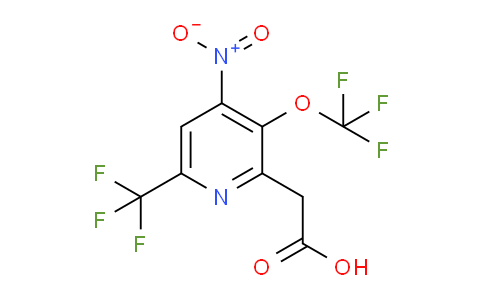 4-Nitro-3-(trifluoromethoxy)-6-(trifluoromethyl)pyridine-2-acetic acid
