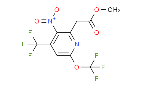 AM69909 | 1361917-87-4 | Methyl 3-nitro-6-(trifluoromethoxy)-4-(trifluoromethyl)pyridine-2-acetate