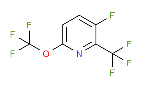3-Fluoro-6-(trifluoromethoxy)-2-(trifluoromethyl)pyridine