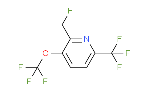 2-(Fluoromethyl)-3-(trifluoromethoxy)-6-(trifluoromethyl)pyridine