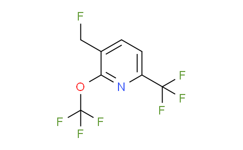 3-(Fluoromethyl)-2-(trifluoromethoxy)-6-(trifluoromethyl)pyridine