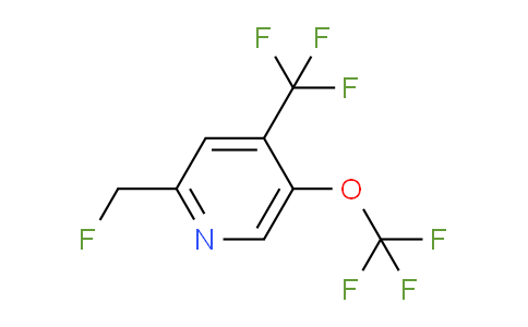 2-(Fluoromethyl)-5-(trifluoromethoxy)-4-(trifluoromethyl)pyridine