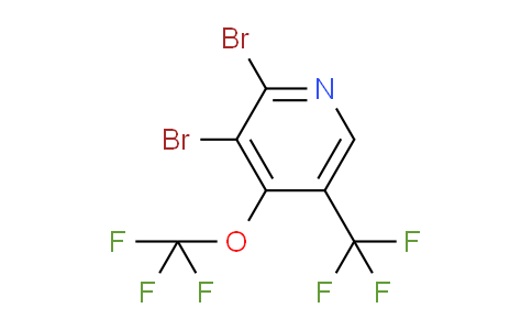 2,3-Dibromo-4-(trifluoromethoxy)-5-(trifluoromethyl)pyridine