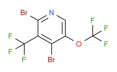 2,4-Dibromo-5-(trifluoromethoxy)-3-(trifluoromethyl)pyridine