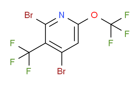 2,4-Dibromo-6-(trifluoromethoxy)-3-(trifluoromethyl)pyridine