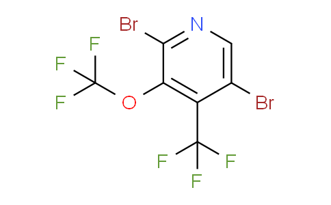2,5-Dibromo-3-(trifluoromethoxy)-4-(trifluoromethyl)pyridine