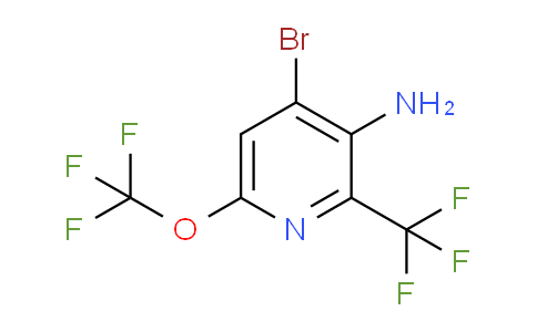 AM70287 | 1803675-93-5 | 3-Amino-4-bromo-6-(trifluoromethoxy)-2-(trifluoromethyl)pyridine