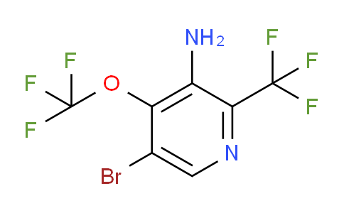AM70290 | 1803631-60-8 | 3-Amino-5-bromo-4-(trifluoromethoxy)-2-(trifluoromethyl)pyridine