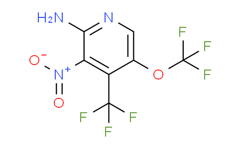 AM70318 | 1806113-70-1 | 2-Amino-3-nitro-5-(trifluoromethoxy)-4-(trifluoromethyl)pyridine