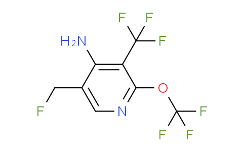 4-Amino-5-(fluoromethyl)-2-(trifluoromethoxy)-3-(trifluoromethyl)pyridine