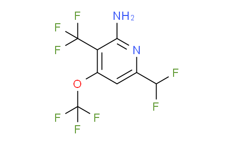 2-Amino-6-(difluoromethyl)-4-(trifluoromethoxy)-3-(trifluoromethyl)pyridine