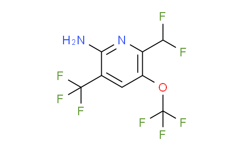 2-Amino-6-(difluoromethyl)-5-(trifluoromethoxy)-3-(trifluoromethyl)pyridine