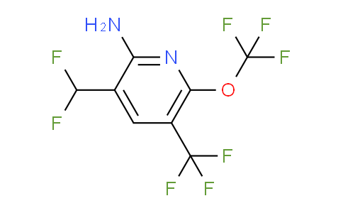AM70337 | 1804542-33-3 | 2-Amino-3-(difluoromethyl)-6-(trifluoromethoxy)-5-(trifluoromethyl)pyridine