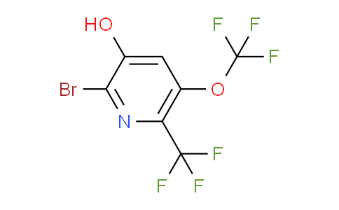 2-Bromo-3-hydroxy-5-(trifluoromethoxy)-6-(trifluoromethyl)pyridine