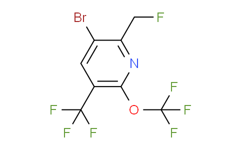 AM70358 | 1804601-48-6 | 3-Bromo-2-(fluoromethyl)-6-(trifluoromethoxy)-5-(trifluoromethyl)pyridine
