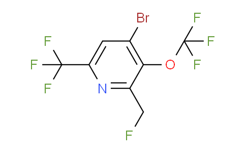 AM70365 | 1803959-87-6 | 4-Bromo-2-(fluoromethyl)-3-(trifluoromethoxy)-6-(trifluoromethyl)pyridine