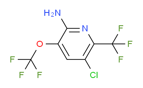 2-Amino-5-chloro-3-(trifluoromethoxy)-6-(trifluoromethyl)pyridine