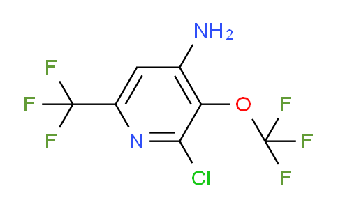 AM70406 | 1804542-52-6 | 4-Amino-2-chloro-3-(trifluoromethoxy)-6-(trifluoromethyl)pyridine