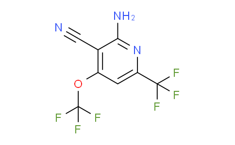 AM70417 | 1803549-49-6 | 2-Amino-3-cyano-4-(trifluoromethoxy)-6-(trifluoromethyl)pyridine