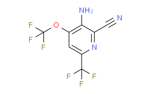 AM70422 | 1804023-38-8 | 3-Amino-2-cyano-4-(trifluoromethoxy)-6-(trifluoromethyl)pyridine