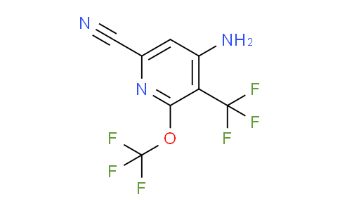 AM70445 | 1806144-79-5 | 4-Amino-6-cyano-2-(trifluoromethoxy)-3-(trifluoromethyl)pyridine