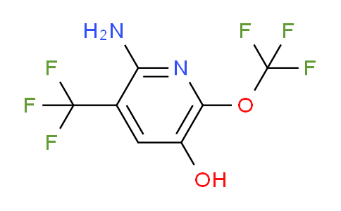 2-Amino-5-hydroxy-6-(trifluoromethoxy)-3-(trifluoromethyl)pyridine