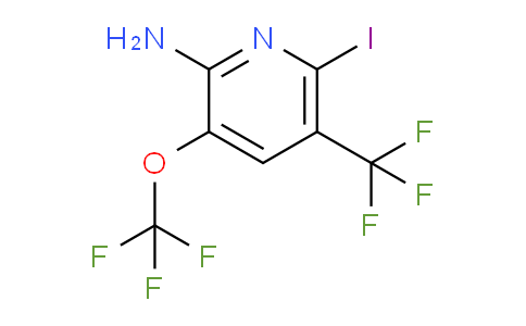 2-Amino-6-iodo-3-(trifluoromethoxy)-5-(trifluoromethyl)pyridine