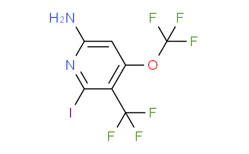 6-Amino-2-iodo-4-(trifluoromethoxy)-3-(trifluoromethyl)pyridine