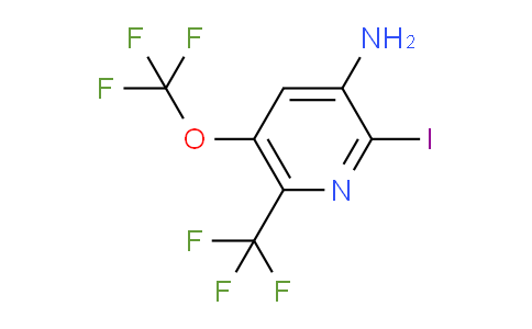 3-Amino-2-iodo-5-(trifluoromethoxy)-6-(trifluoromethyl)pyridine