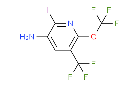 3-Amino-2-iodo-6-(trifluoromethoxy)-5-(trifluoromethyl)pyridine