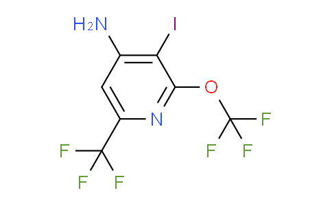4-Amino-3-iodo-2-(trifluoromethoxy)-6-(trifluoromethyl)pyridine