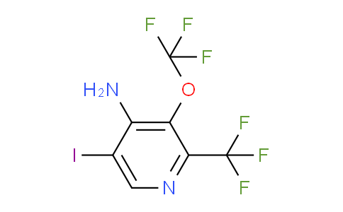 4-Amino-5-iodo-3-(trifluoromethoxy)-2-(trifluoromethyl)pyridine