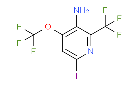 AM70591 | 1803983-43-8 | 3-Amino-6-iodo-4-(trifluoromethoxy)-2-(trifluoromethyl)pyridine