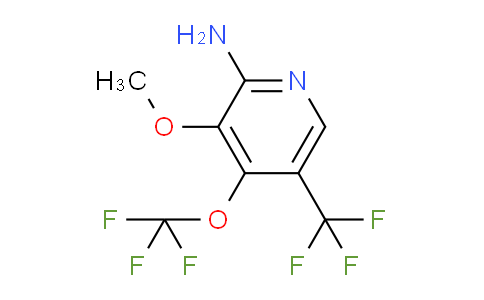 2-Amino-3-methoxy-4-(trifluoromethoxy)-5-(trifluoromethyl)pyridine
