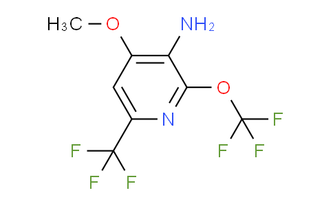 AM70621 | 1804575-51-6 | 3-Amino-4-methoxy-2-(trifluoromethoxy)-6-(trifluoromethyl)pyridine