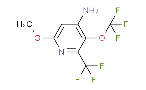 4-Amino-6-methoxy-3-(trifluoromethoxy)-2-(trifluoromethyl)pyridine