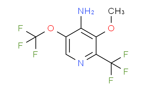 4-Amino-3-methoxy-5-(trifluoromethoxy)-2-(trifluoromethyl)pyridine