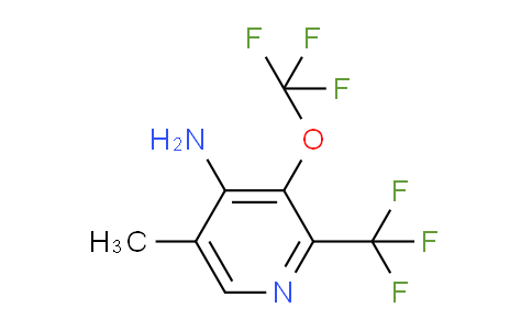 4-Amino-5-methyl-3-(trifluoromethoxy)-2-(trifluoromethyl)pyridine