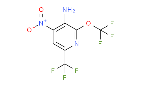 3-Amino-4-nitro-2-(trifluoromethoxy)-6-(trifluoromethyl)pyridine