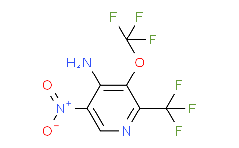 4-Amino-5-nitro-3-(trifluoromethoxy)-2-(trifluoromethyl)pyridine