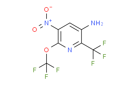 3-Amino-5-nitro-6-(trifluoromethoxy)-2-(trifluoromethyl)pyridine