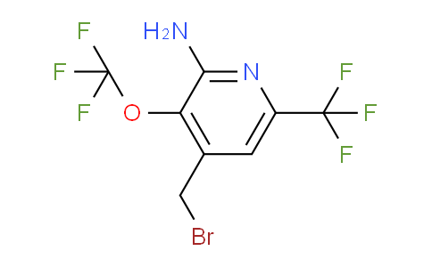 AM70713 | 1804391-86-3 | 2-Amino-4-(bromomethyl)-3-(trifluoromethoxy)-6-(trifluoromethyl)pyridine
