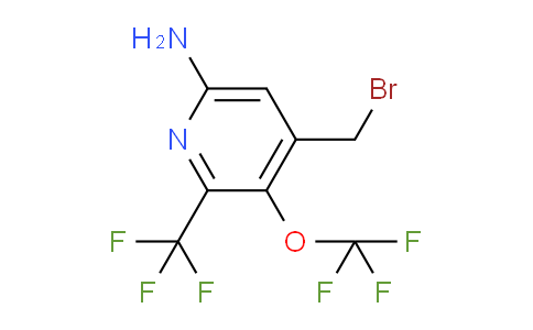 AM70715 | 1806129-99-6 | 6-Amino-4-(bromomethyl)-3-(trifluoromethoxy)-2-(trifluoromethyl)pyridine