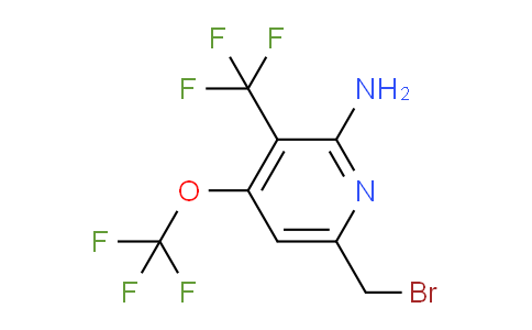AM70720 | 1804391-85-2 | 2-Amino-6-(bromomethyl)-4-(trifluoromethoxy)-3-(trifluoromethyl)pyridine