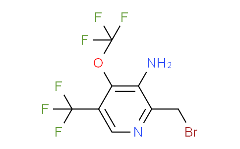 AM70723 | 1804531-88-1 | 3-Amino-2-(bromomethyl)-4-(trifluoromethoxy)-5-(trifluoromethyl)pyridine
