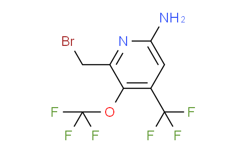 AM70726 | 1804391-88-5 | 6-Amino-2-(bromomethyl)-3-(trifluoromethoxy)-4-(trifluoromethyl)pyridine