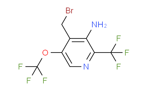 AM70729 | 1804012-92-7 | 3-Amino-4-(bromomethyl)-5-(trifluoromethoxy)-2-(trifluoromethyl)pyridine