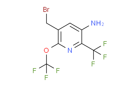 AM70735 | 1804013-16-8 | 3-Amino-5-(bromomethyl)-6-(trifluoromethoxy)-2-(trifluoromethyl)pyridine