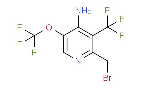 AM70739 | 1804013-30-6 | 4-Amino-2-(bromomethyl)-5-(trifluoromethoxy)-3-(trifluoromethyl)pyridine