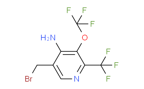 AM70751 | 1804013-53-3 | 4-Amino-5-(bromomethyl)-3-(trifluoromethoxy)-2-(trifluoromethyl)pyridine